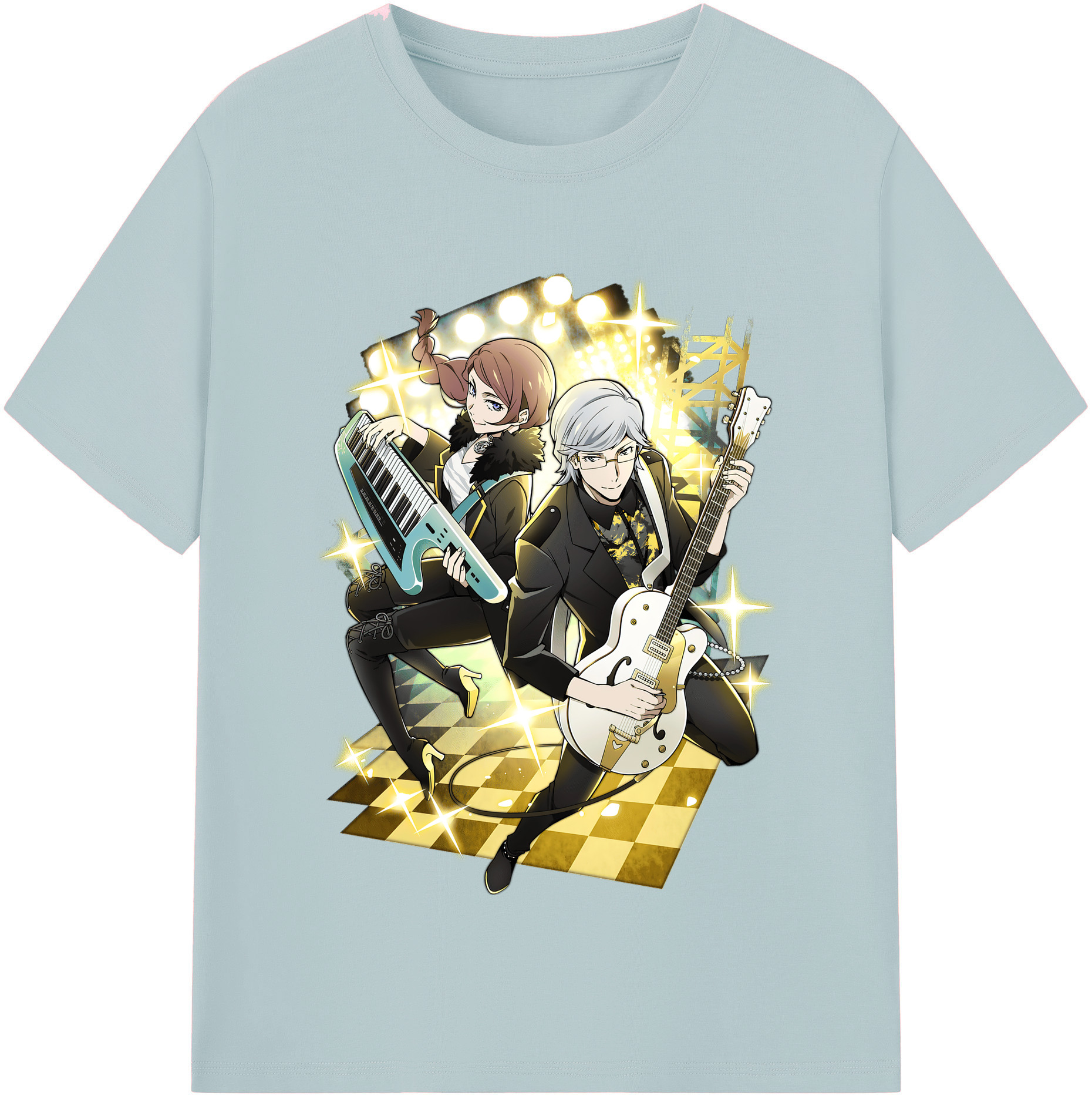 （画像用） 文豪ストレイドッグス Bungo Stray Dogs 綿100％半袖Tシャツ（フロントプリント）